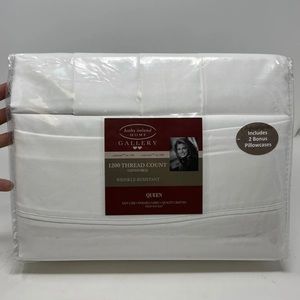Kathy Ireland Home 1200 Thread Count, White, Both Sizes available